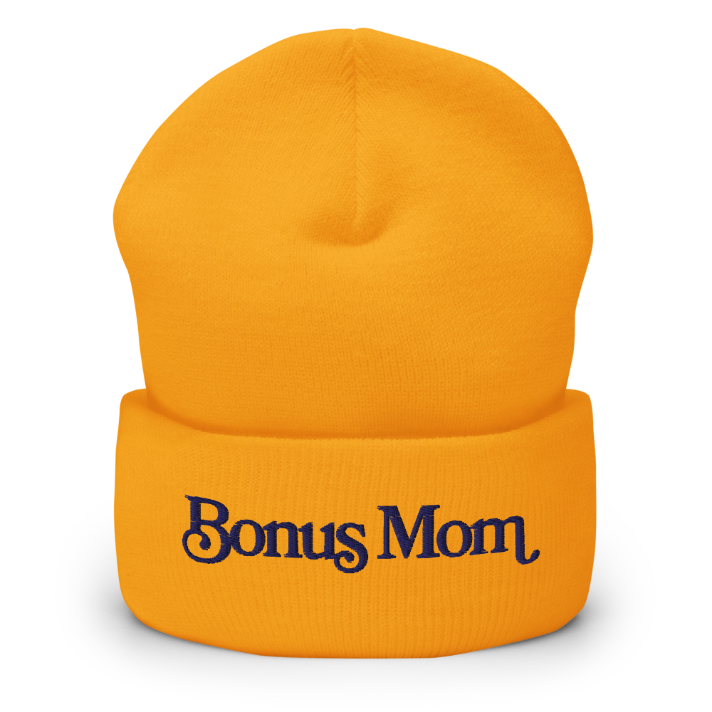 The Bonus Mom Beanie - Yellow Gold