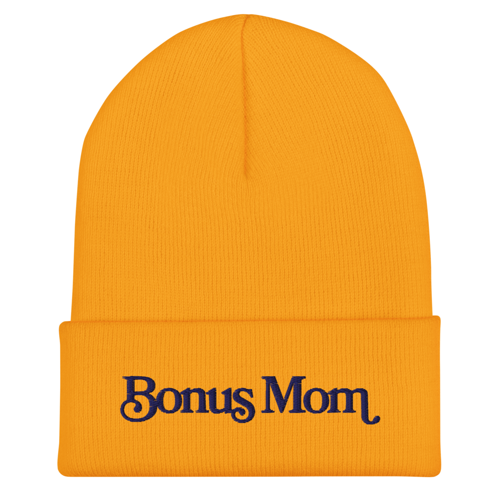The Bonus Mom Beanie - Yellow Gold