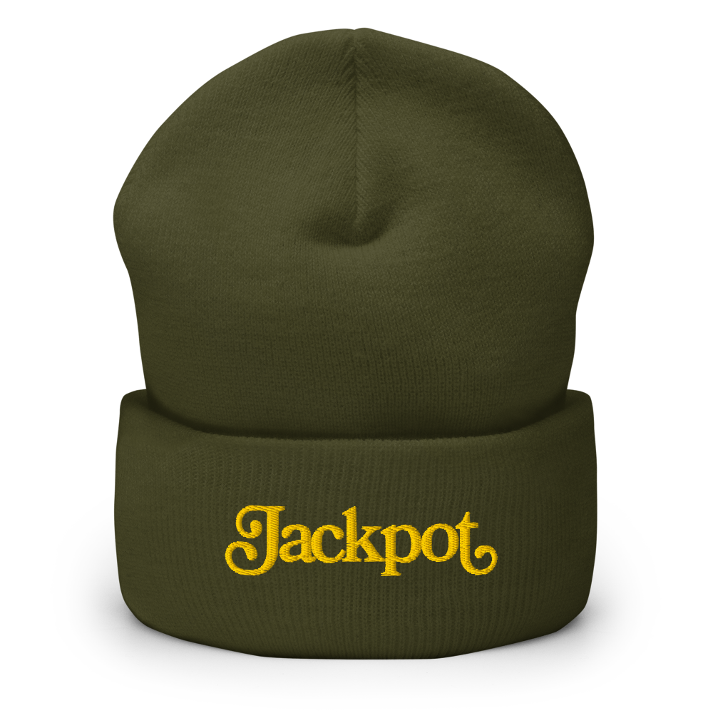 The Jackpot Beanie - Olive Green