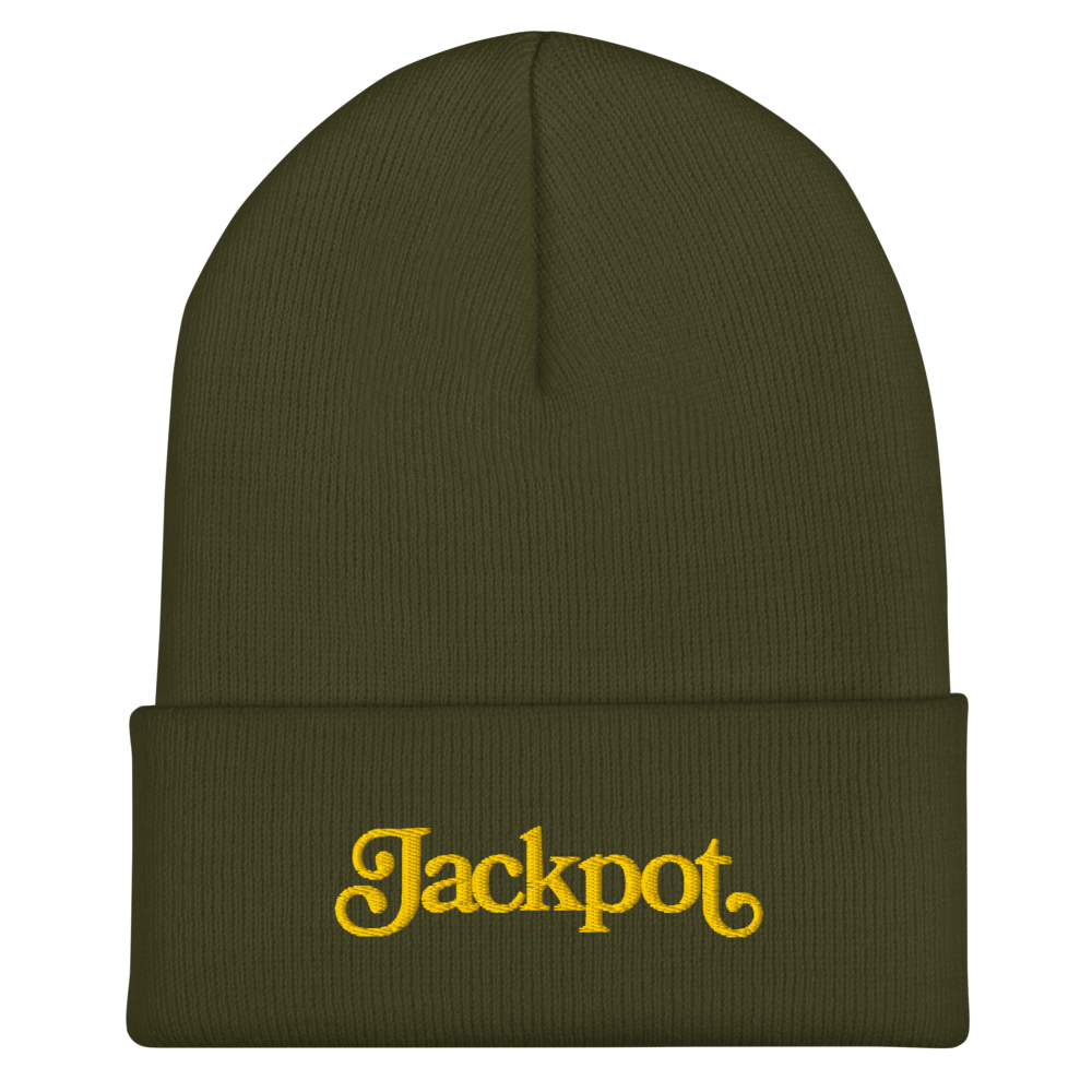 The Jackpot Beanie - Olive Green