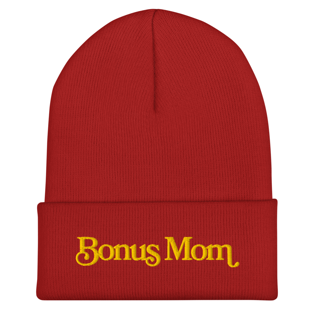 The Bonus Mom Beanie - Red